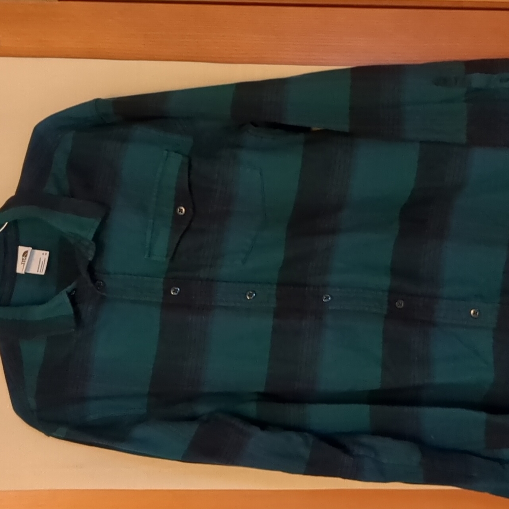 The North Face Green Vintage Button Down Long Sleeve Shirt Size Extra Large XL